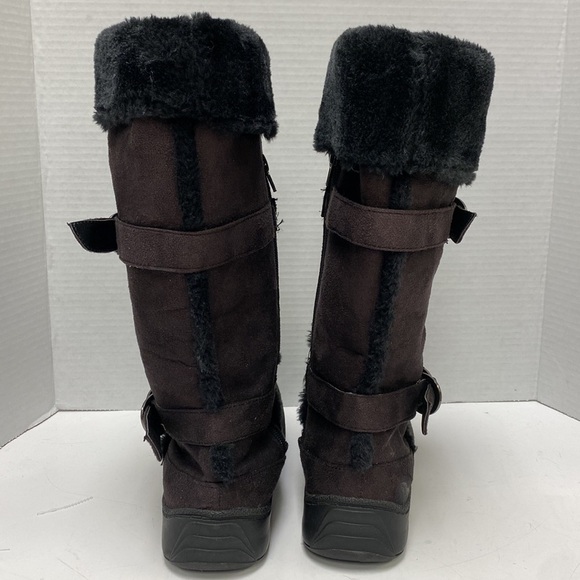 Relativity Sunburst Women’s Faux Fur Trimmed Winter Boots - Picture 4 of 7